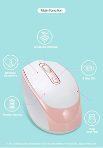 Mouse wireless 2.4G per ufficio e uso domestico mouse Cordless 2.4Ghz 1600DPI MX21 kabellose Maus - Product Image 5