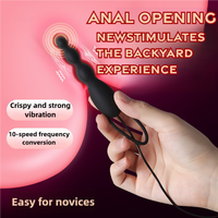 Drop Shipping Soft Silicone Women Men Anal Toys Prostate Massager Long Dildo Butt Plug Anal Beads