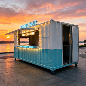 Café moderne en conteneur avec équipement en acier inoxydable, design personnalisé, restaurant modulaire - Product Image 5