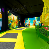 Table interactive Kidsdora avec projecteur 3D et jeu AR, hologramme, couleur personnalisable, robuste, grande capacité, pour écoles, commerces et intérieur