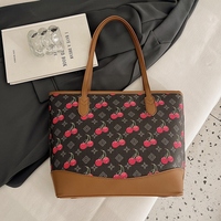 Sac fourre-tout d'épaule de luxe en PU pour femme, grande capacité, multi-pièces, décontracté, personnalisé, avec fermeture éclair en polyester, de marque de créateur