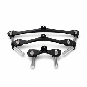 Accessoire de câble de fitness robuste pour la musculation 360 °   Ensemble de poignées rotatives multi-grip pour lat pulldown - Product Image 1