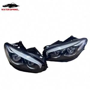 Phare de voiture de haute qualité pour Mercedes Benz <span class=keywords><strong>SL</strong></span> classe R 231 lentille LED d'origine <span class=keywords><strong>SL</strong></span> 500 550 SL400 <span class=keywords><strong>AMG</strong></span> SL63 W231 géométrique multi-faisceau - Product Image 5