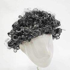 Perruques Kongkang aux cheveux blancs en fibre haute température pour femmes Style sans colle et naturel pour dames - Product Image 1