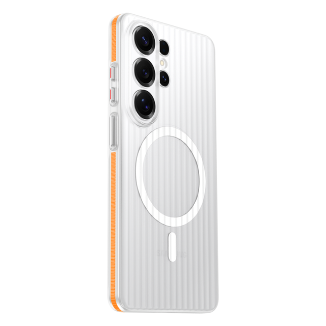 Business Slim Matte Translucent Magnetic Phone Case for Samsung S26 S24 S25 Ultra Wireless Charging Bumper Shockproof Cover