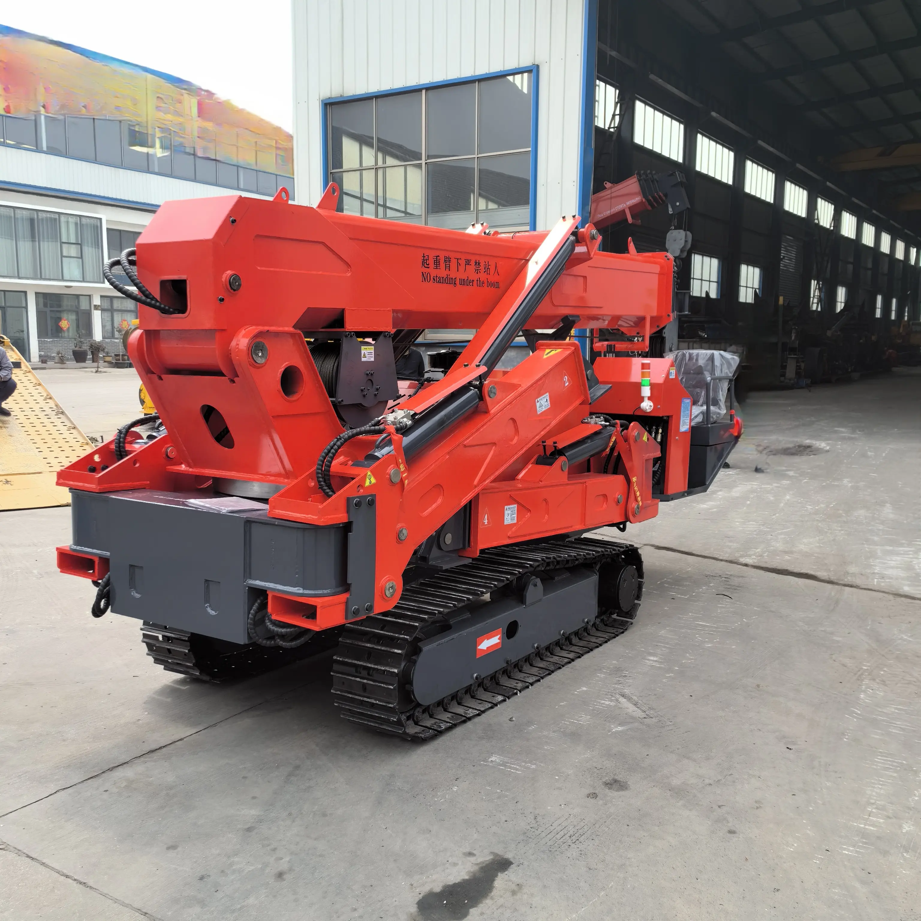 High quality Chinese made spider crane crawler crane spider crane mobile spider suspension narrow terrain construction