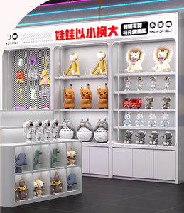 Vetrina Espositiva per Negozi di <span class=keywords><strong>Gaming</strong></span> di Tendenza, Armadietti Regalo con Verniciatura a Forno, Espositore Sospeso in Marmo - Product Image 2