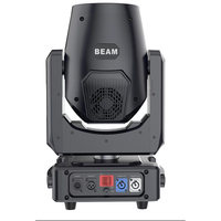 Mini Cabeza Móvil de Haz de Alta Luminosidad 230W con Estrobo 0-2.3 1-25HZ, 16 Canales DMX y Control por Sonido para Fiestas y Discotecas