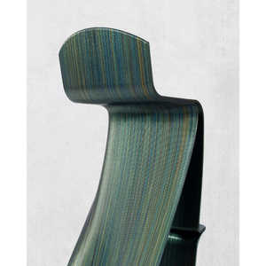 Italian Luxury High <b>Stool</b>-Palermo Light Green Striated Step <b>Stool</b> Digital Technology Superior Quality for <b>Bedroom</b> Use Made Italy - Product Image 4