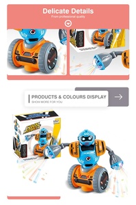 Pin Hoạt Động Điện Phổ Trận Chiến Mát Mẻ Đồ Chơi Thông Minh <span class=keywords><strong>Robot</strong></span> Với Ánh Sáng Âm Nhạc - Product Image 5