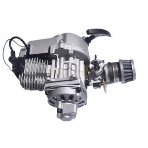 Mini Motocicleta ATV de Cuatro Ruedas, Accesorios para Playa, T8F Plateado, Motor de 49 cc con Arranque Manual, Cubierta de Motor, Voltaje de 36 V, Motor de Gasolina de 2 Tiempos - Product Image 3