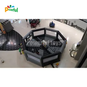 Factory Price Giant Mechanical Inflatable Wipeout Meltdown Game Wipeout with customized logo