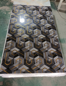 Panneau mural en <span class=keywords><strong>PVC</strong></span> effet marbre, léger et facile à installer, avec revêtement UV, 1220*2800mm, feuille décorative en plastique pierre imperméable pour <span class=keywords><strong>salle</strong></span> <span class=keywords><strong>de</strong></span> <span class=keywords><strong>bain</strong></span> - Product Image 6