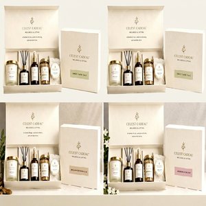 Juego de Regalo de Velas (Paquete de 3) con Mezcla de Cera Premium y Diseño de Frascos Elegantes para Decoración del Hogar y Momentos de Celebración - Product Image 1