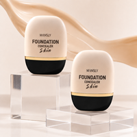 Fond de teint hydratant lissant et couvrant à fini naturel pour le maquillage, emballage de luxe, logo personnalisé, OEM ODM