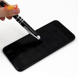 Bolígrafo de Tinta Tipo Linterna con Punta de Bola y Estilete, Personalizable con Logotipo, Cuerpo Metálico Negro y Luz LED, Nuevo Modelo Exclusivo - Product Image 6