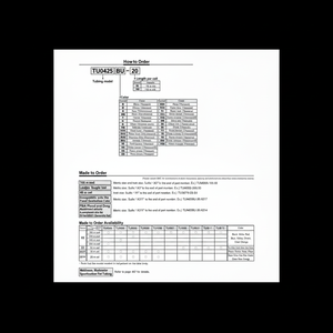 ท่อโพลียูรีเทน TU0805BU2-100ชิ้นส่วนนิวเมติก SMC - Product Image 1