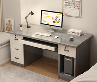 Bureau d'ordinateur moderne et simple pour la maison, le bureau, le salon, la chambre à coucher, meuble de rangement écologique et imperméable