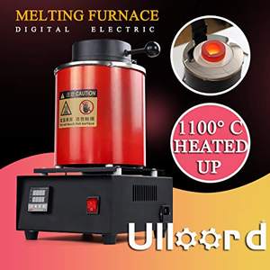 Four de Fusion Numérique Or 3 KG 1400 W Utilisé pour Fondre les Débris d'Argent, d'Or, de Cuivre et d'Aluminium pour l'Affiner et le Moulage - Product Image 2