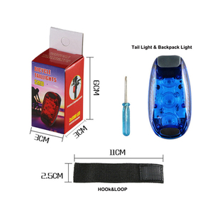 Feu arrière de sécurité LED super lumineux pour vélo, à clipser, lampe d'avertissement de sécurité pour le jogging, feu arrière LED pour vélos - Product Image 2