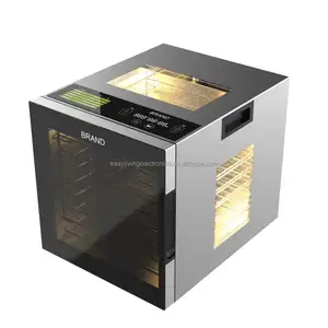 Máquina automática comercial de secado de frutas 8 10 12 14 bandejas de acero inoxidable secador de carne de frutas y verduras deshidratador de alimentos