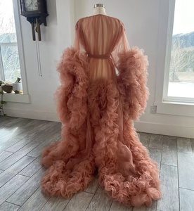 Robe <span class=keywords><strong>de</strong></span> maternité en maille fine, robe <span class=keywords><strong>de</strong></span> chambre sexy, robe longue pour séance photo, vêtements <span class=keywords><strong>de</strong></span> studio, robe <span class=keywords><strong>de</strong></span> maternité sexy haut <span class=keywords><strong>de</strong></span> gamme pour défilé - Product Image 5