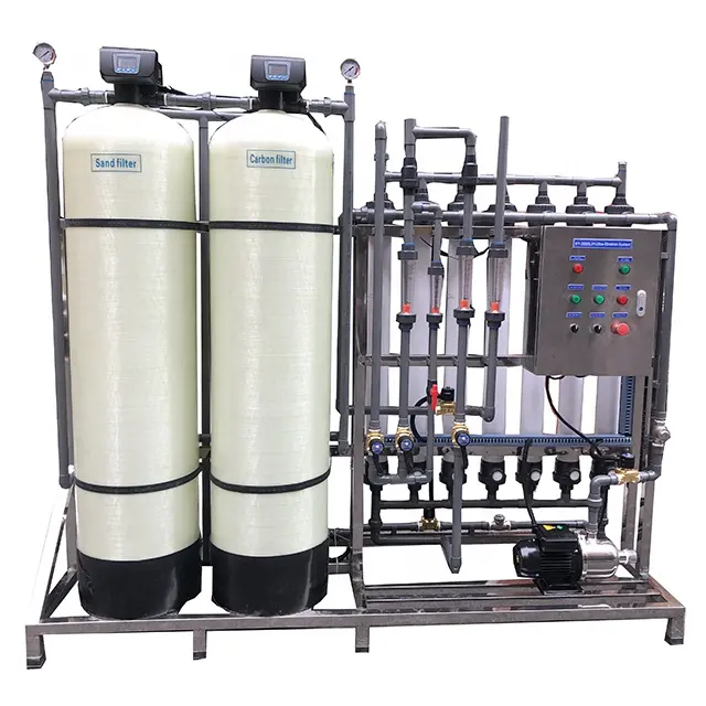 Ultrafiltration UF 멤브레인 장비/폐수 재활용 시스템/미네랄 워터 공장 가격 3500L/H