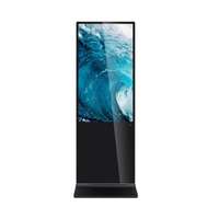 Ayaklı WiFi Dokunmatik Ekranlı Kiosk 55 İnç Tam Renkli 4K Video LCD Dijital Tabela Reklam Ekranı