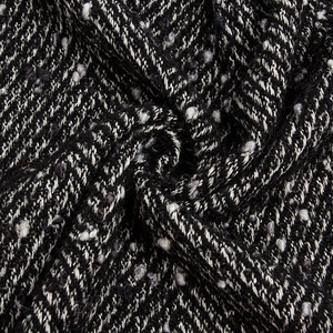 Nhà Máy Bán buôn xương cá thiết kế sợi nhuộm polyester len pha trộn dệt Tweed vải cho áo - Product Image 6