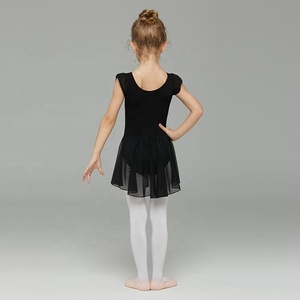 Haute Qualité Noir <span class=keywords><strong>À</strong></span> Manches Courtes Enfants Danse Justaucorps De <span class=keywords><strong>Ballet</strong></span> - Product Image 5