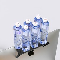 Étagère de rangement réglable en plastique pour support d'écran d'ordinateur ou de télévision