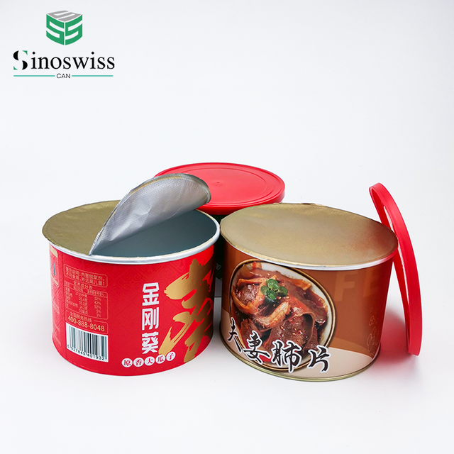2024 New Product Pack Tube Take Out Fast Food Packaging Self Heating Food Packaging