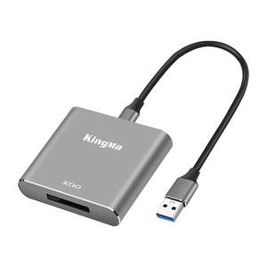 เครื่องอ่านการ์ด <span class=keywords><strong>KingMa</strong></span> แบบพกพาและความเร็วสูง USB C XQD สำหรับการ์ด Nikon XQD - Product Image 1