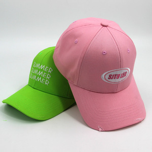 Gorra de Béisbol Bordada en 3D con Logotipo Personalizado para Hombre, Hecha de Algodón Puro, Moderna, Adecuada para Viajes y Ciclismo, Gorra de Béisbol Estampada para Mujer - Product Image 1