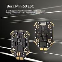 Contrôleur de vol UFlight Borg Mini F7 avec ESC O4 60A à branchement direct 2-6S pour mini drone