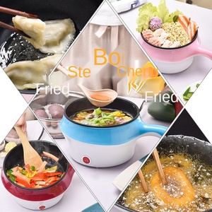 Sartén Eléctrica Multifuncional Pequeña con Cuerpo de Plástico, Mini Cocina Eléctrica para Uso Doméstico, Ideal para Estudiantes y Dormitorios - Product Image 3