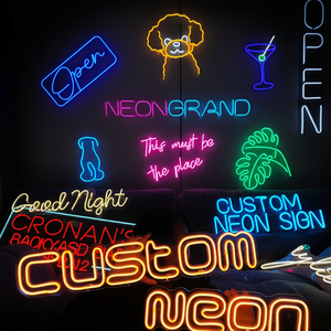 Insegna al Neon LED Personalizzata con Nome e Logo, Design Gratuito, per Decorazione Camera da Letto, Feste di Compleanno, Parete di Casa - Product Image 3