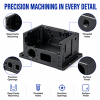 Boîtier d'équipement industriel en aluminium CNC de précision sur mesure pour machines d'automatisation et systèmes électroniques