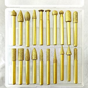 Jeu de disques abrasifs en carbure de tungstène OEM, tige de 0,25 po, compatible avec les outils rotatifs <span class=keywords><strong>Dremel</strong></span>, 40 pièces, pour la sculpture et le polissage du <span class=keywords><strong>verre</strong></span> - Product Image 3