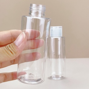Nuevo Producto de Marca Privada, Botella de Plástico Transparente de 100ml, 120ml, 150ml, 200ml con Tapa Abatible para Tónico, Desmaquillante, Productos de Aceite - Product Image 5