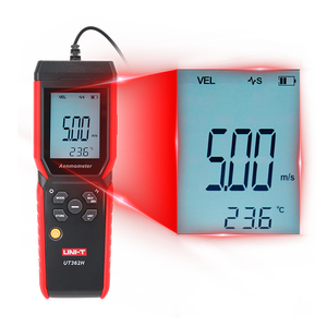 Anemómetro de Hilo Caliente UNI-T UT362H, Instrumento de Medición de Temperatura, Almacenamiento de 99 Datos, 0-30.0m/s, 0-999900CFM, 0-40°C, Opciones de Idioma: ES, FR - Product Image 4