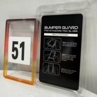 Plaque de protection arrière en TPU à paillettes dégradées avec plaque acrylique transparente pour cartes gradées PSA