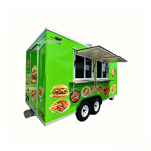DOT VIN CE Factory <b>Direct</b> Dessert Trailer Stainless Steel Body Complete Ice Cream Fast Food Mobile Kitchen - Product Image 2