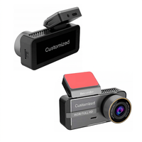 Cámara para Auto P1-1339 4K con Doble Lente Delantera y Trasera, 1080P, Apertura F1.8, WDR, Visión Nocturna, WiFi, GPS, Pantalla Táctil, Reproducción de Trayectoria, para Auto y SUV