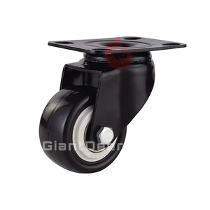New Design Swivel Black PVC Furniture Wheel Caster 1.5Inch 2Inch 2.5Inch - Product Image 1