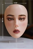 Planche de pratique de maquillage pour tout le visage, réutilisable 5D ombre à paupières sourcils Eyeliner masque de maquillage panneau réaliste en Silicone modèle complet