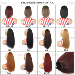 Extension per <span class=keywords><strong>Coda</strong></span> <span class=keywords><strong>di</strong></span> <span class=keywords><strong>Cavallo</strong></span> <span class=keywords><strong>Lunga</strong></span> e Liscia Yaki per Donne <span class=keywords><strong>di</strong></span> Colore, <span class=keywords><strong>Coda</strong></span> <span class=keywords><strong>di</strong></span> <span class=keywords><strong>Cavallo</strong></span> Sintetica con Clip, Capelli Spessi e Lisci - Product Image 5