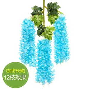 Offre Spéciale Artificielle Glycine Fleurs Vignes Guirlande Usine-Vendu <span class=keywords><strong>Soie</strong></span> Faux Plante Suspendue Feuillage Halloween Graduation Mariage - Product Image 4