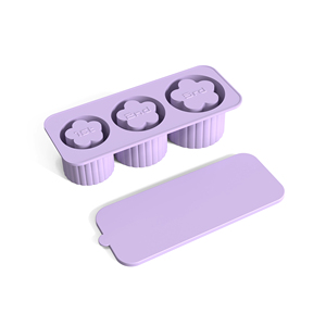 Custom Eco-Friendly Ice Cream <b>Maker</b> Compatible 40-ounce for Cups Silicone Hollow Cylindrical Mold with Lid Freezer Safe - Product Image 1
