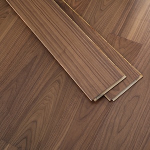 Déstockage : <span class=keywords><strong>Parquet</strong></span> contrecollé neuf en noyer noir naturel à 3 lames, planches de bois composite massif pour salon - Product Image 2